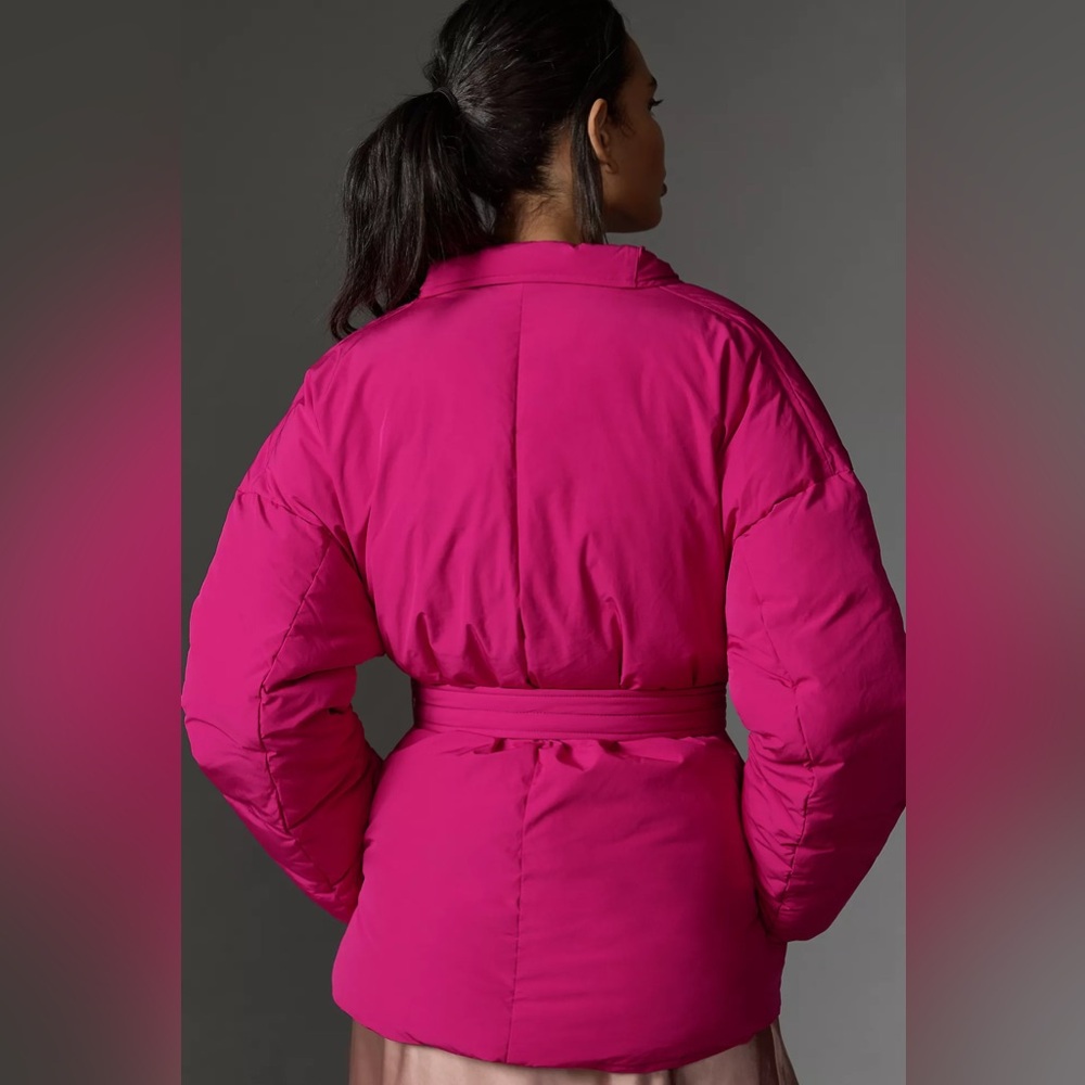 Maeve Crop Cocoon Puffer Jacket - Picture 2 of 10